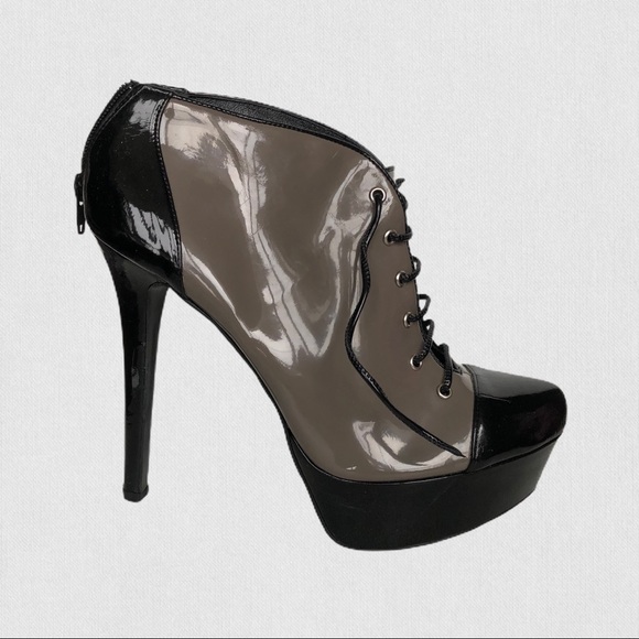 Sagiakos Shoes Real Patent Leather Platform Stiletto Booties 8 Poshmark